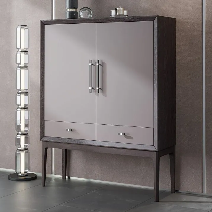 Interior with furniture and handles made from premium wood Taurus HL-060-2M