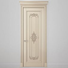 Carved applique N-406 from wood, wooden decor for doors