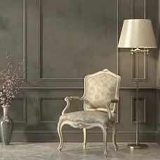 Versailles 004-001 Chair in Solid Wood, Photo in Interior