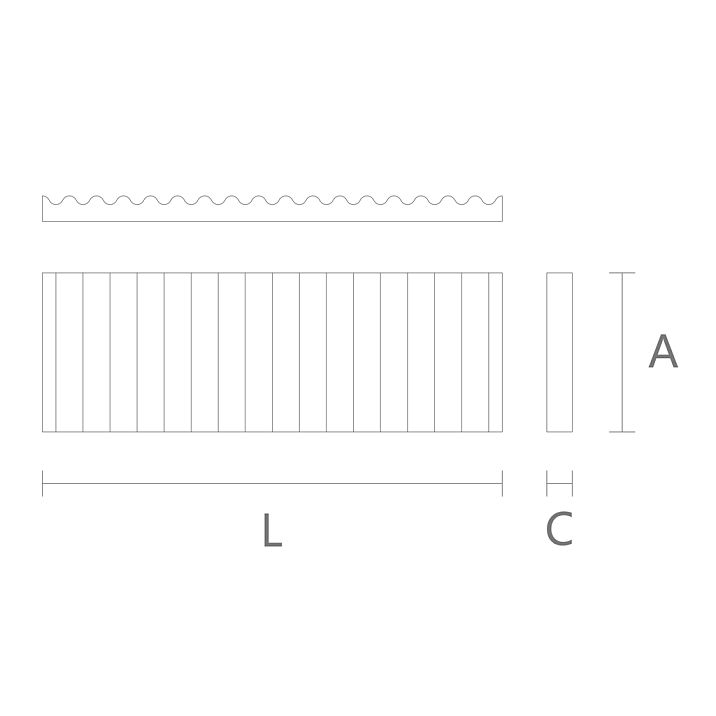 Detail of carved ornament on K-097 molding drawing
