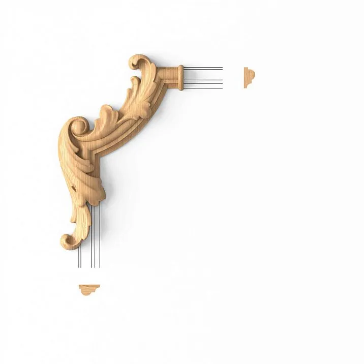 Carved Overlay MLD-4U-2L