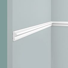 High-density polystyrene molding LD32 HI WOOD, 32&times;15 mm, multi-level relief