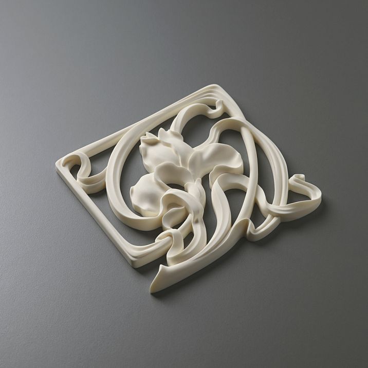 NPU-273R polyurethane trim, right decorative wall and furniture trim. Stavros polyurethane molding for painting, paired with NPU-273L