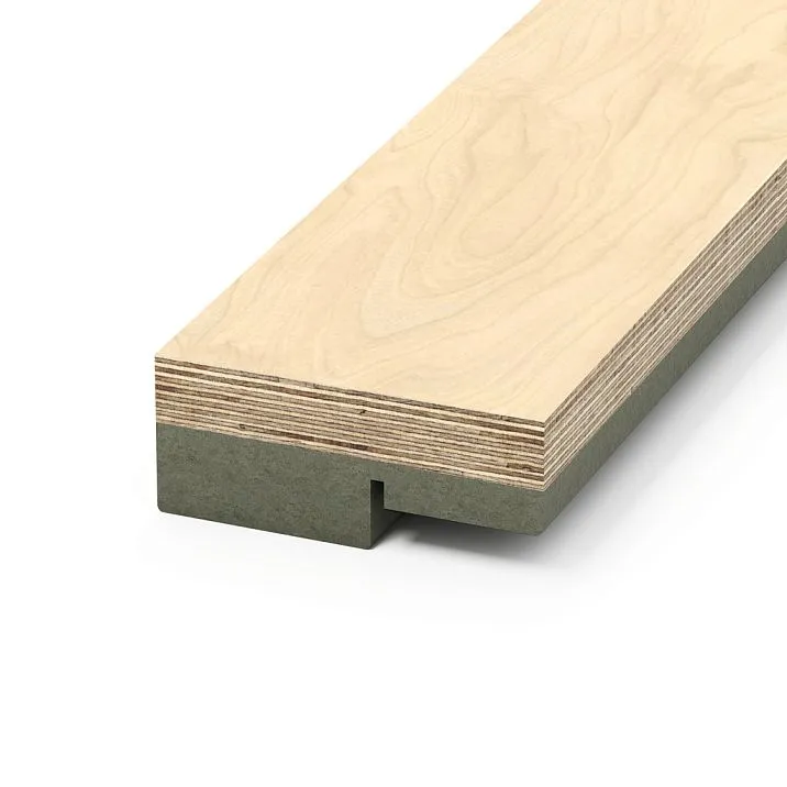 Back view of the door frame profile DK-001