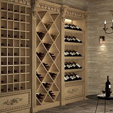 Carved bracket KR-052 for decorating a wine cellar photo