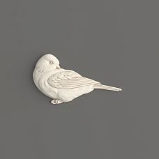 NPU-497R Molded Decoration &ndash; a polyurethane applique in the shape of a bird from STAVROS.