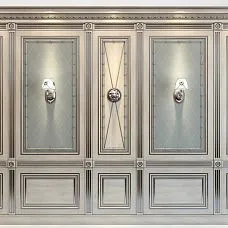 Carved Pilaster PLM-016 for wall photo in interior