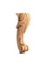 Wooden legs with decoration MN-019 for stools, benches