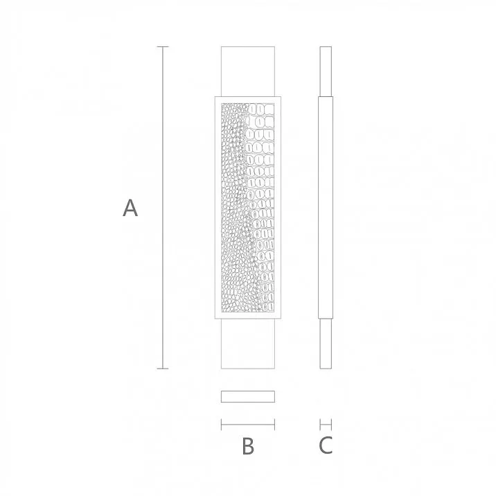 Oak or beech wooden newel post L-102 for staircase decoration, drawing