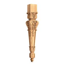 Carved wooden leg in classic style in St. Petersburg, for console