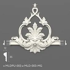 Polyurethane molding MLDPU-3-2.1. Molding decor. Image 69955345e5df4