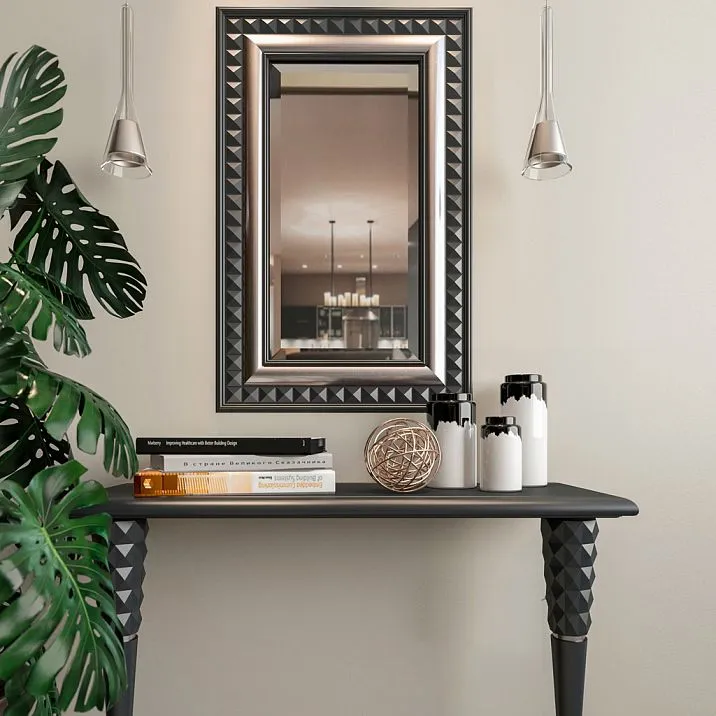 Carved frame RM-044 from MDF interior photo