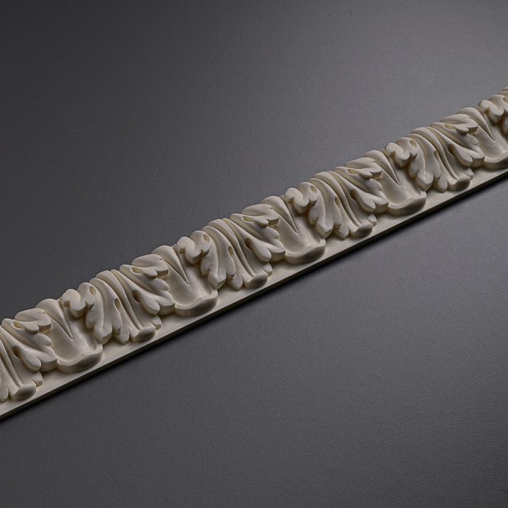 Decorative molding KPU-001, decorative polyurethane trim for expressive interior design