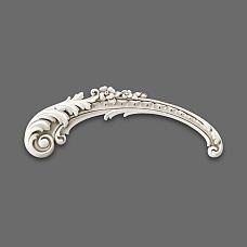 Polyurethane decorative NPU-460L &mdash; elegant overlay with plant motifs for interior and facade