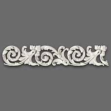 Carved furniture molding KPU-081 from polyurethane &mdash; decorative wall applique