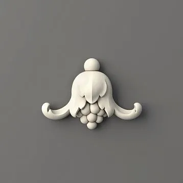 Изображение лепного декора NPU-325 с высокой детализацией