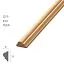 Wooden molding MLD-004 (A=15 C=8 L=2400 mm) solid wood (Beech, Prestige)