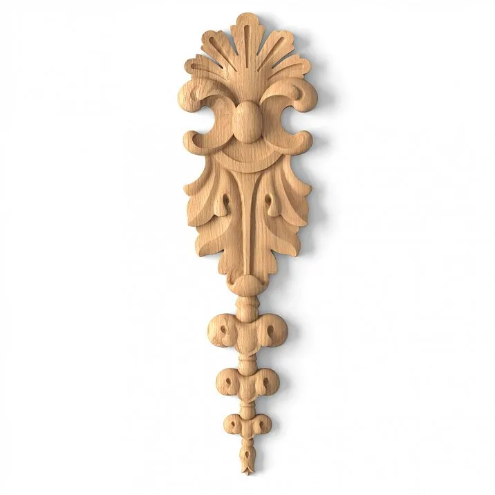 Carved Wooden Insert N-081 for Walls and Furniture