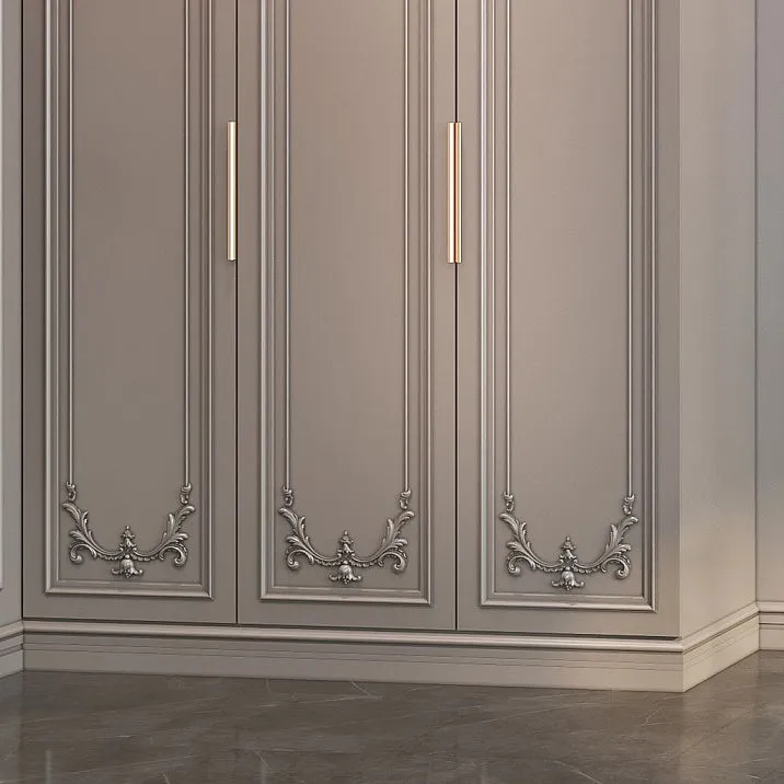 Carved inlay from solid wood N-112.1, decor for furniture facades