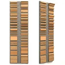 SV-006 Exhibition Stand with Wooden Molding and Baseboard Samples