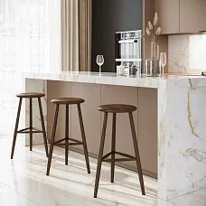 Bar stool Ivar 011-001 with solid wood finish