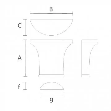 Carved Capital KL-064 for Oak Column