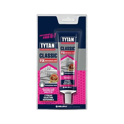 Mounting glue TYTAN Prof.classic Fix, 100 ml, transparent - подробнее