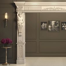 Carved overlay N-090.1 decor in interior