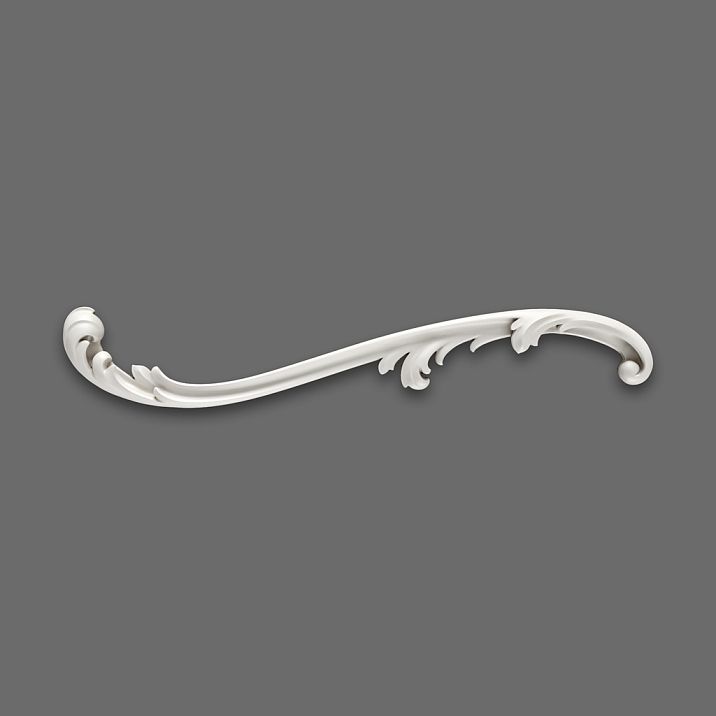 NPU-423L molded decoration from polyurethane &mdash; an elegant appliqu&eacute; for interior and facade design