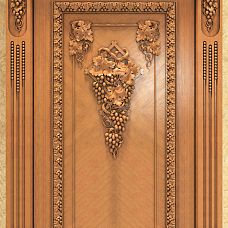 Carved interior decoration, Grape Collection, Inlay N-252R
