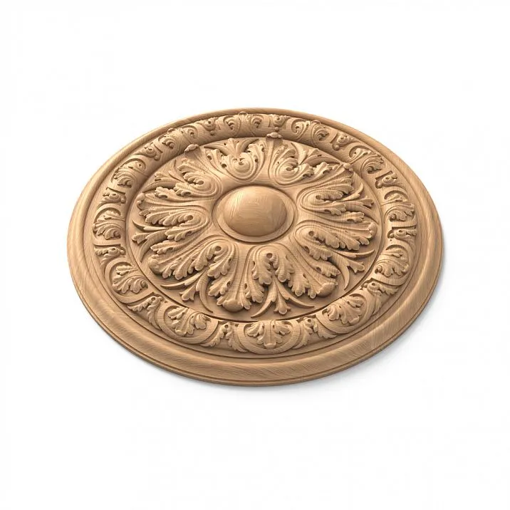 Carved Socket - Architectural Element - Ceiling Decoration R-049.1