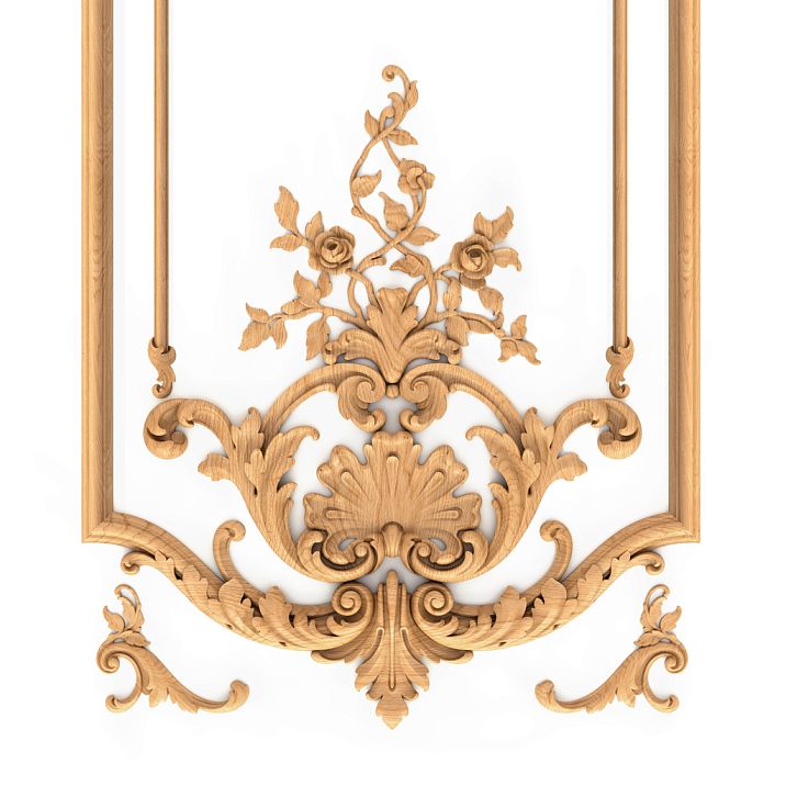 Decorative element from the C.VRS-059 set &mdash; wood carving