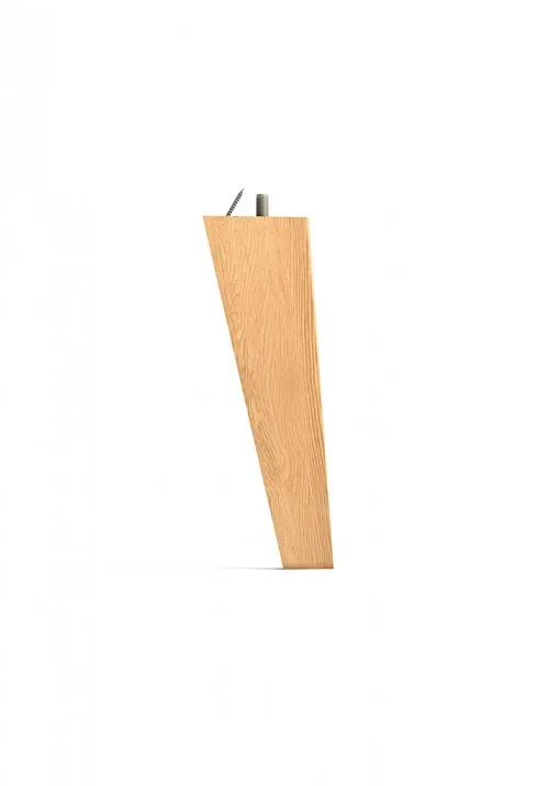 Geometric wooden leg, oak, beech