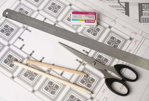 Разработка концепции интерьера с помощью мудборда и эскизов.