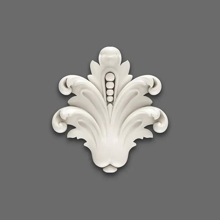 Decorative polyurethane applique NPU-108 for stylish room decoration