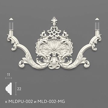 Лепнина из полиуретана NPU-412