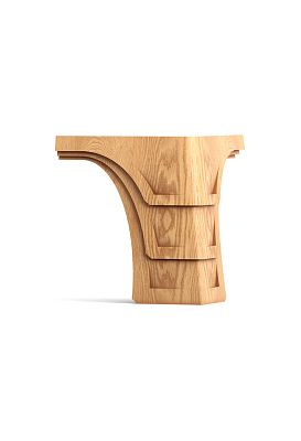 Ножка из дерева for furniture MN-054 для дивана, кресла