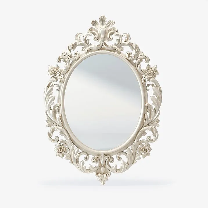 Estelle 008-001 mirror in wooden frame