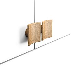 Square wooden furniture knobs