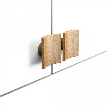 Квадратные мебельные ручки кнопки из дерева