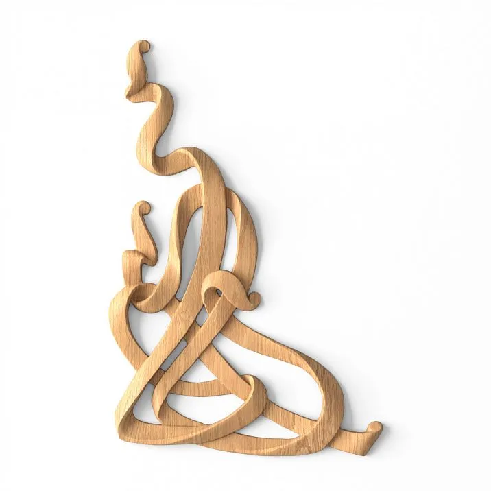 Elegant and Luxurious Wooden Overlay Design