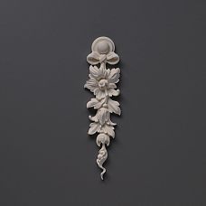 Carved overlay NPU-315L made of polyurethane - left paired overlay for interior