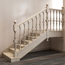 Staircase with Post