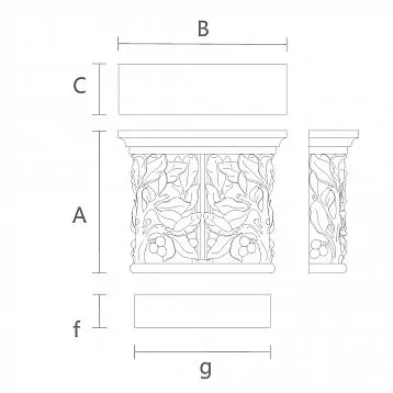 Carved Capital KL-054 by Stavros