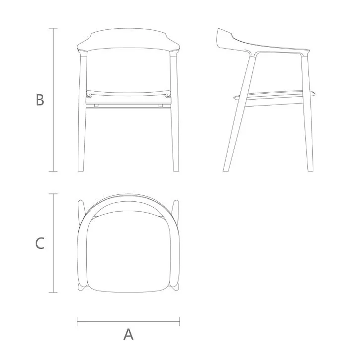 Chair Hans 004-002. Drawing
