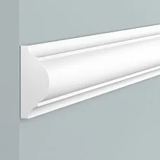 Molding D40 POLYSTYRENE HI WOOD 40mm x 18mm x 2.0m close-up