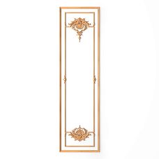 Wooden decor set C-001-2-1 with carved ornament for decorating walls, ceilings, doors