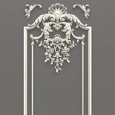 CPU.VRS-062 stucco decoration on door &ndash; elegant patterns for entrance framing