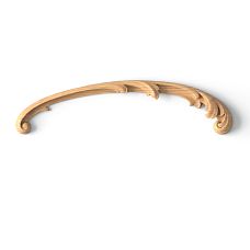 Wooden overlay with an elegant branch pattern N-429R