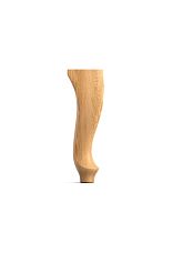 Legs for furniture made of wood